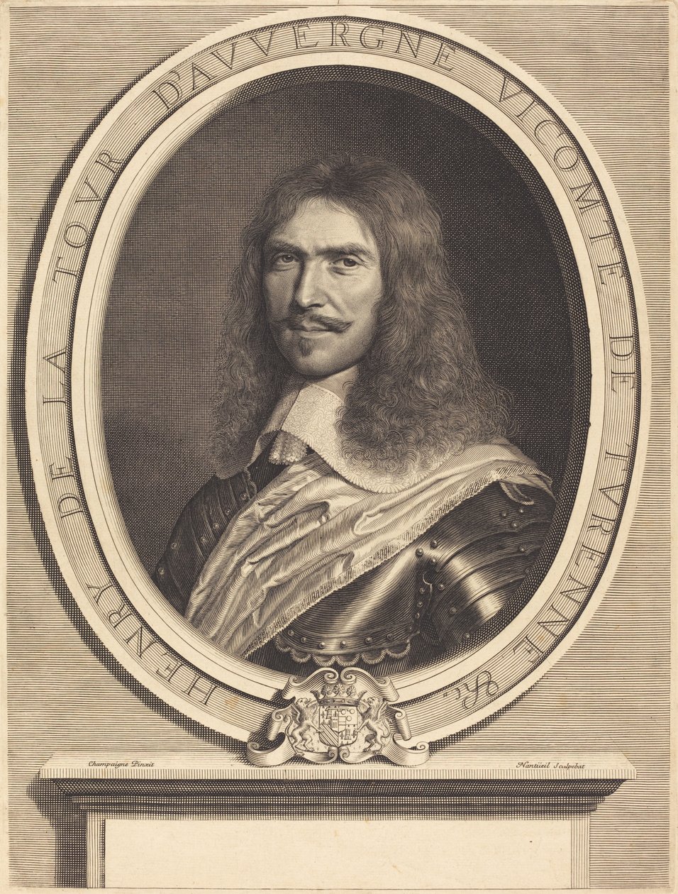 maršál z Turenne od Robert Nanteuil after Philippe de Champaigne