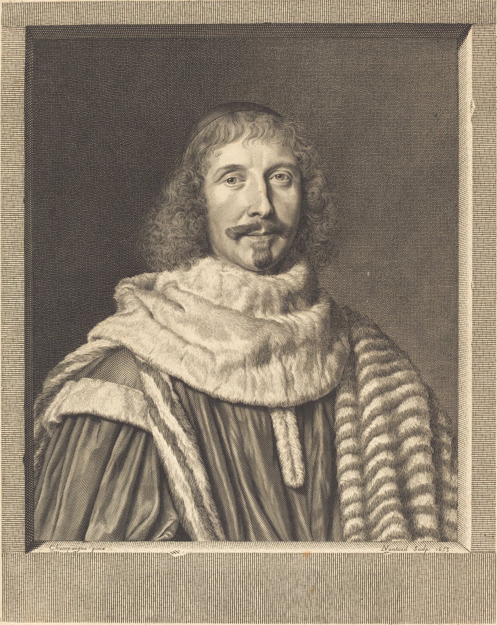 Pompone II de Bellievre od Robert Nanteuil after Philippe de Champaigne