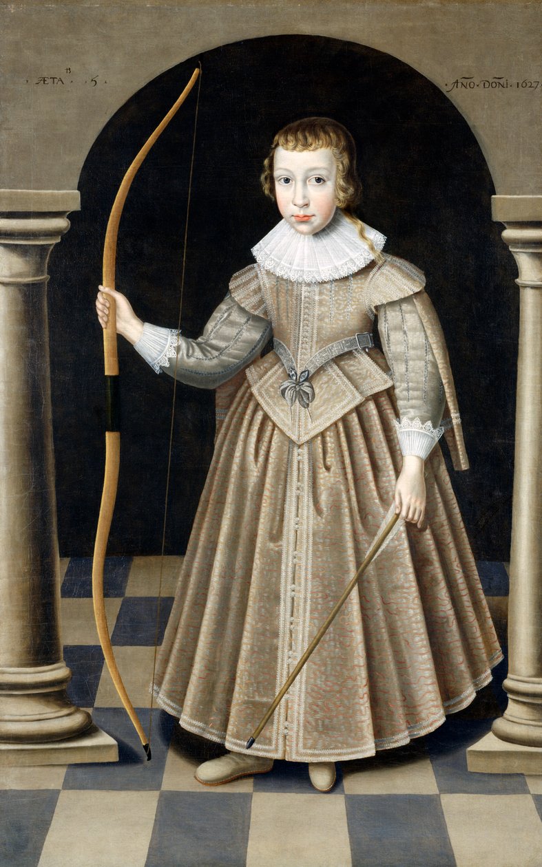 Chlapec z rodiny Howard, 1627 od Robert Peake