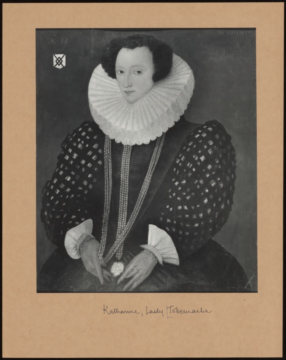 Kateřina, lady Tollemache od Robert Peake the elder