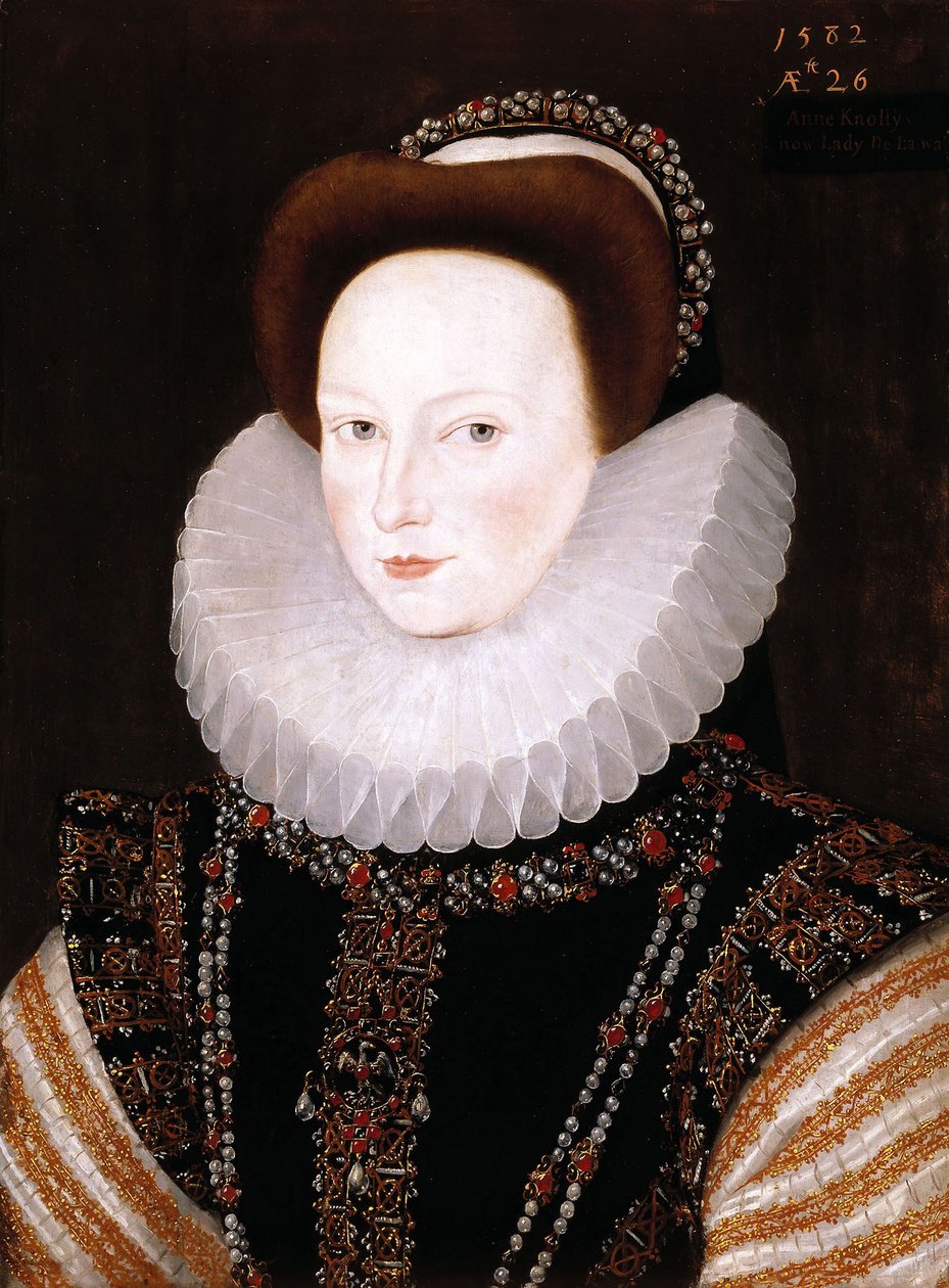 Portrét Anne Knollys od Robert Peake the elder