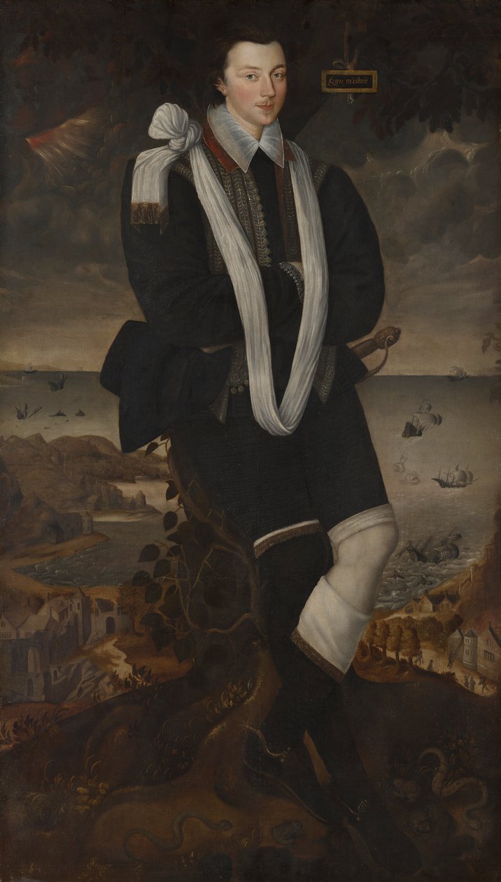 Portrét Anthonyho Maria Brownea, druhého vikomta Montagu od Robert Peake the elder