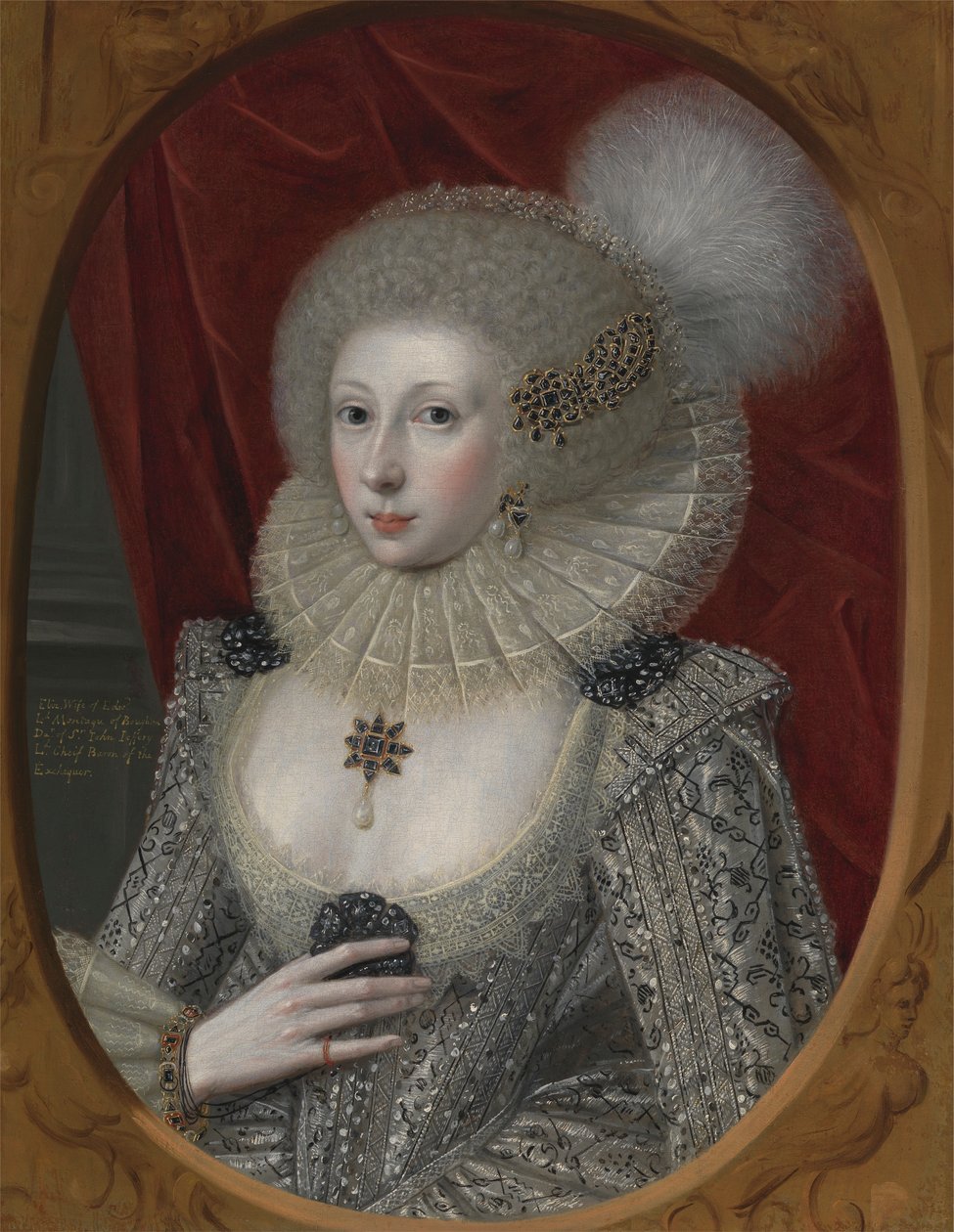 Portrét ženy, možná Elizabeth Pope (asi 1585; žijící 1624) od Robert Peake the elder