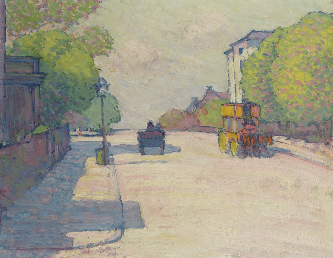 Adelaide Road ve slunečním světle, 1910 od Robert Polhill Bevan