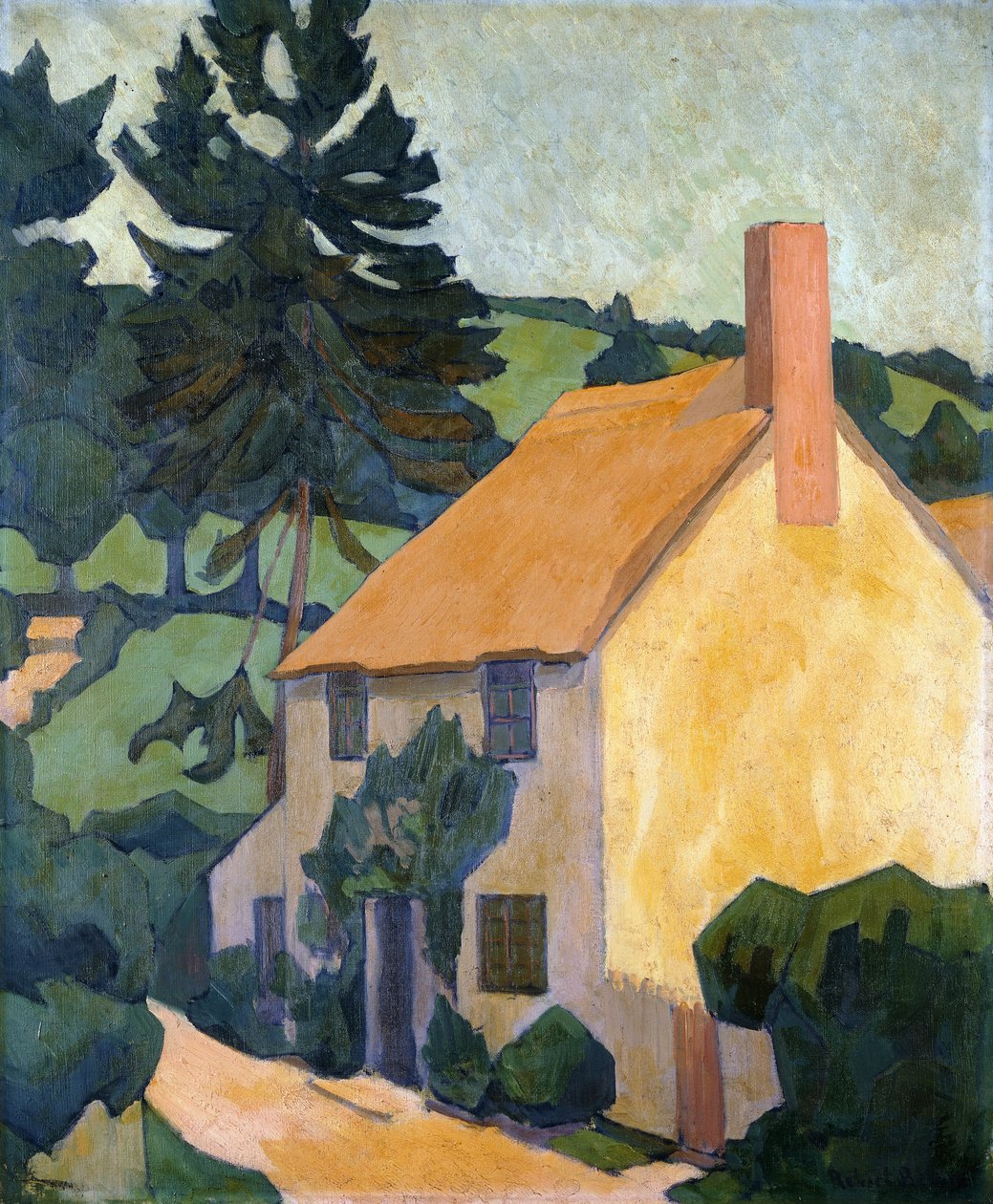 Devon Cottage, kolem 1920-24 od Robert Polhill Bevan