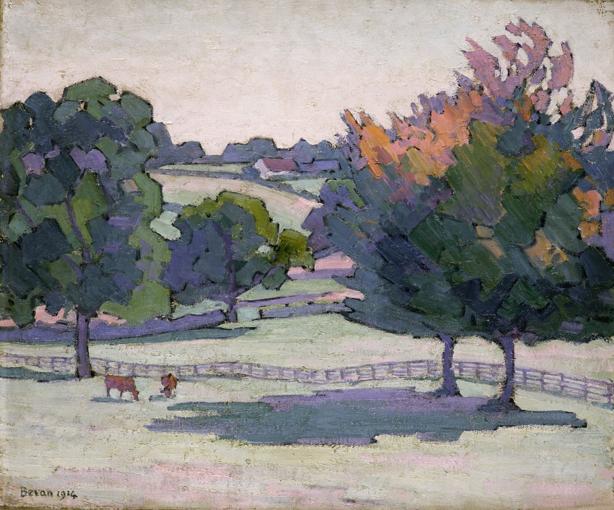 Javory v Cuckfieldu, Sussex od Robert Polhill Bevan