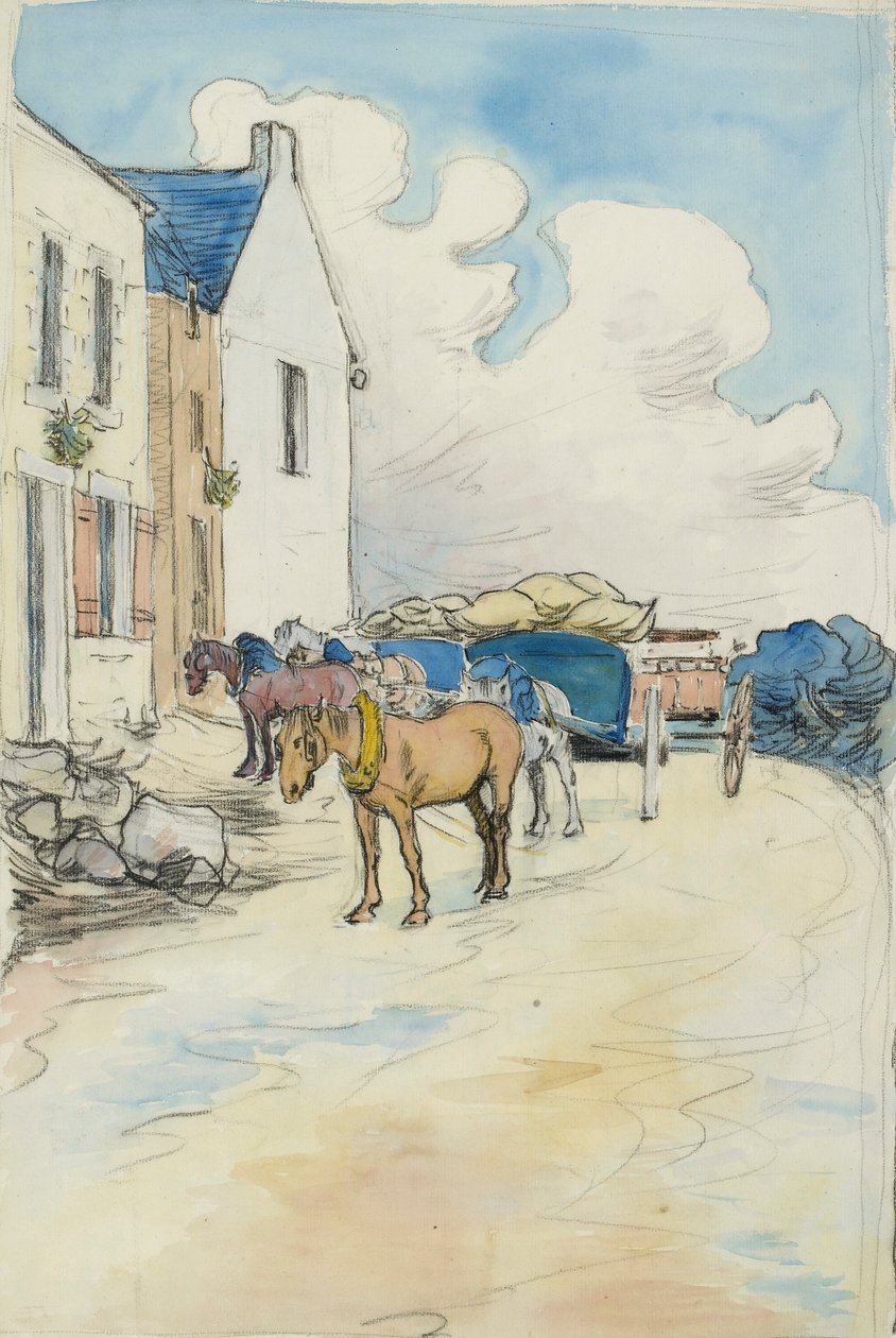 Mimo vinotéku, konec 19. století od Robert Polhill Bevan