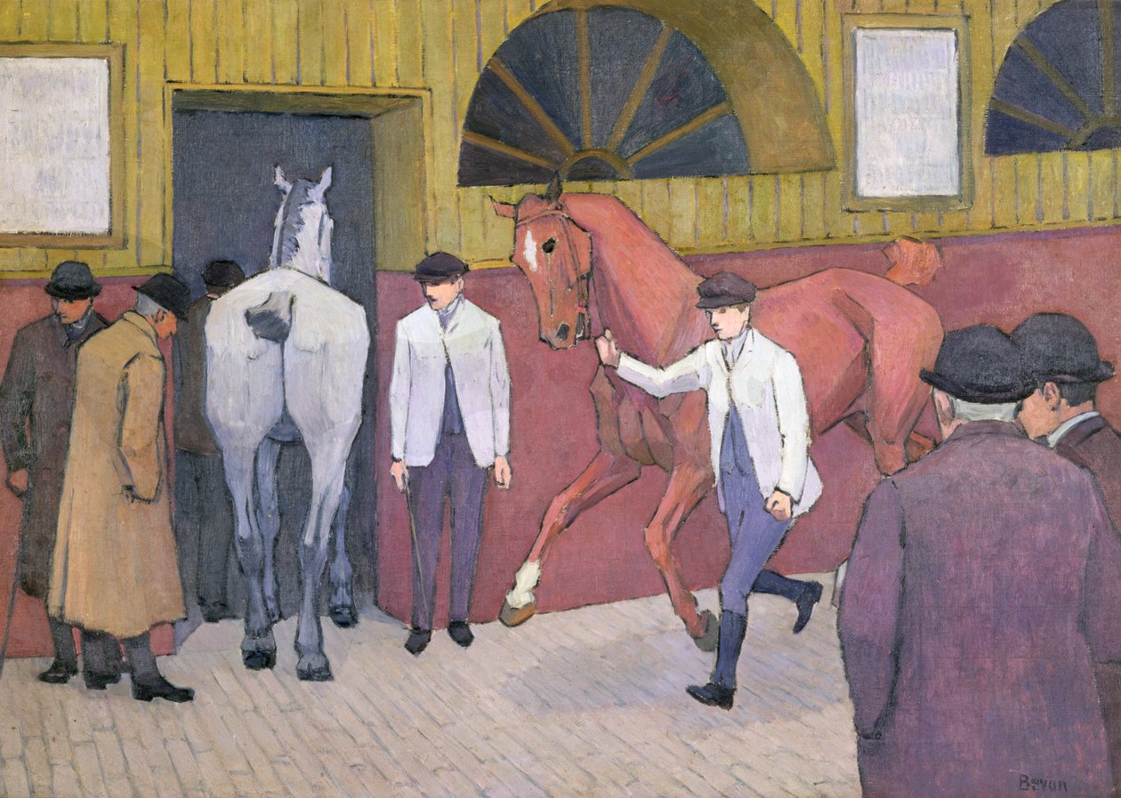 The Horse Mart od Robert Polhill Bevan