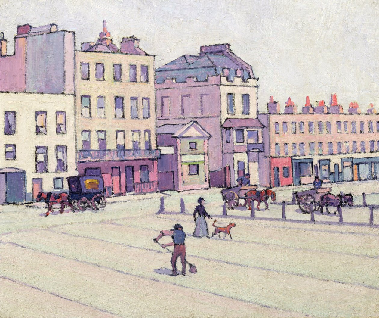 The Weigh House, Cumberland Market, cca 1914 (olej na plátně) od Robert Polhill Bevan