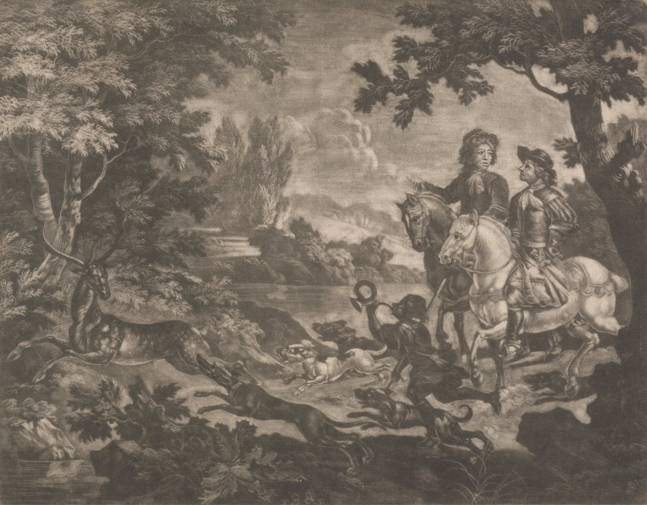 Lovci honí jelena od Robert Robinson