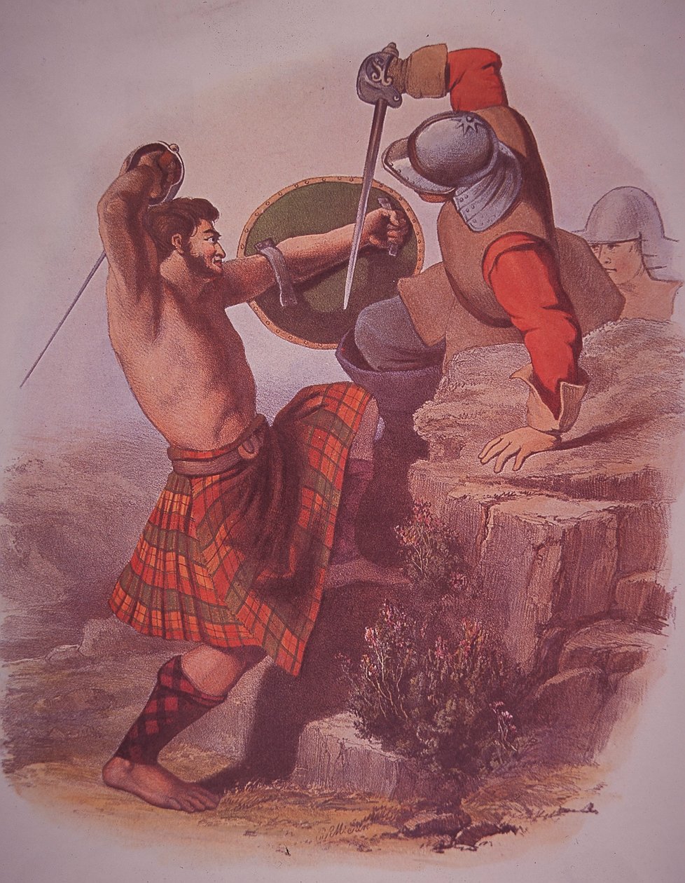 Horský válečník klanu MacMillan od Robert Ronald (after) McIan