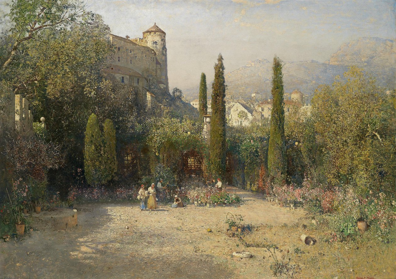 Zahrada z údolí Adige od Robert Russ