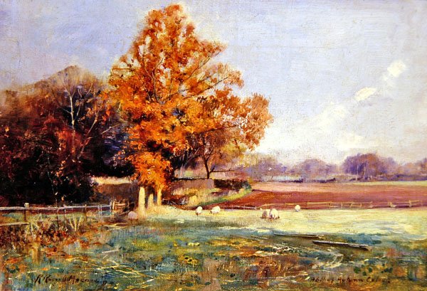 Trochu barvy, Mull (olej na plátně) od Robert Russell MacNee