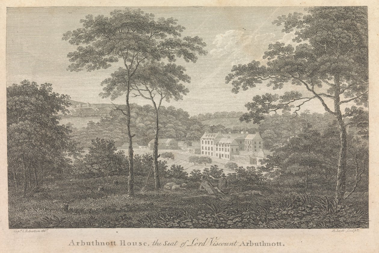 Arbuthnott House, sídlo lorda Viscount Arbuthnott; Strana 10 (svazek jedna) od Robert Scott