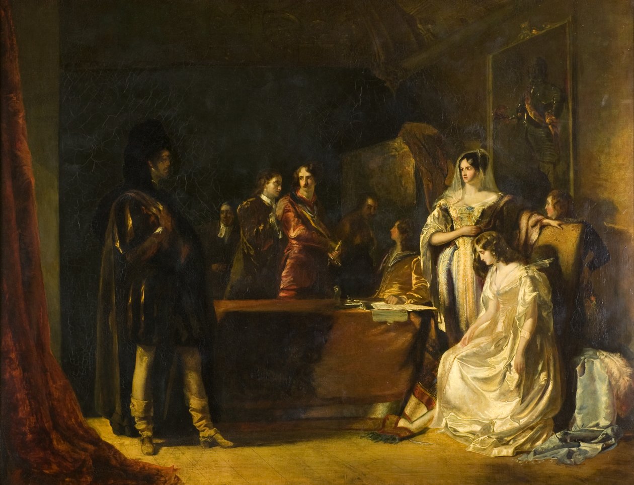 Nevěsta z Lammermooru, kolem roku 1831 (olej na plátně) od Robert Scott Lauder