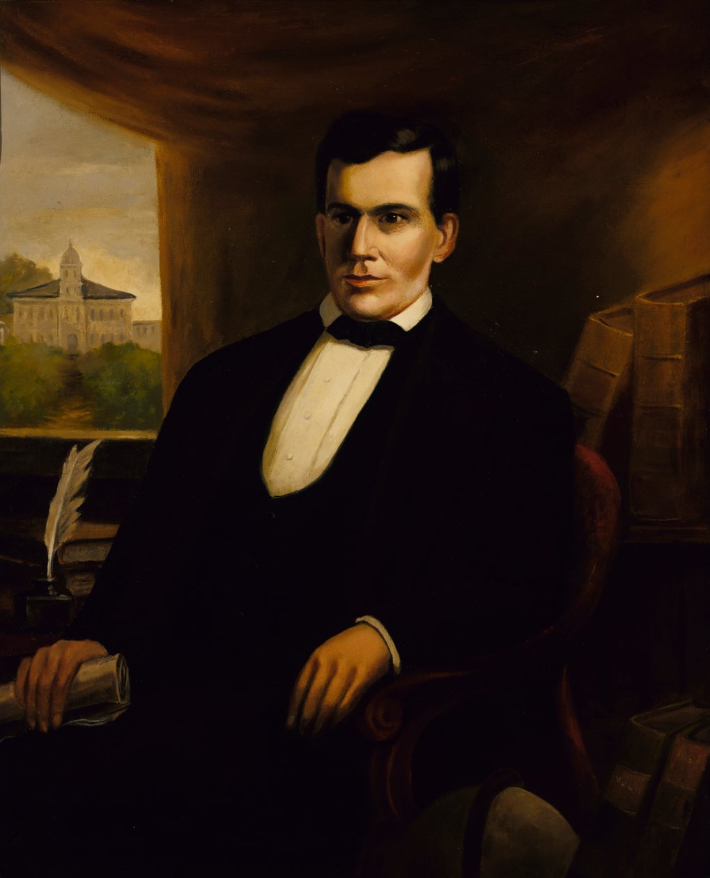 Portrét Freemana Caryho, ca. 1856. od Robert Seldon Duncanson