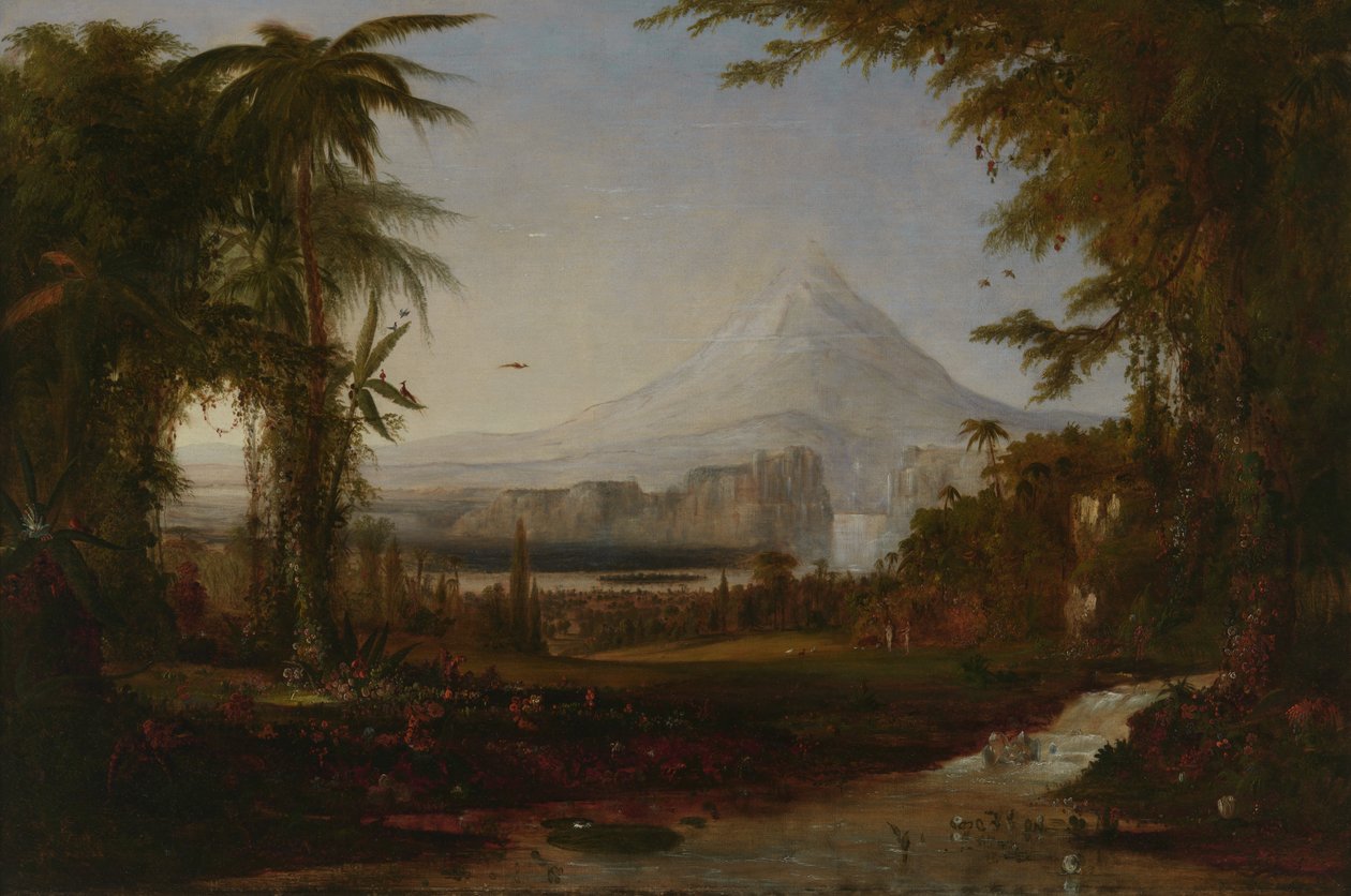 Rajská zahrada, 1852. od Robert Seldon Duncanson