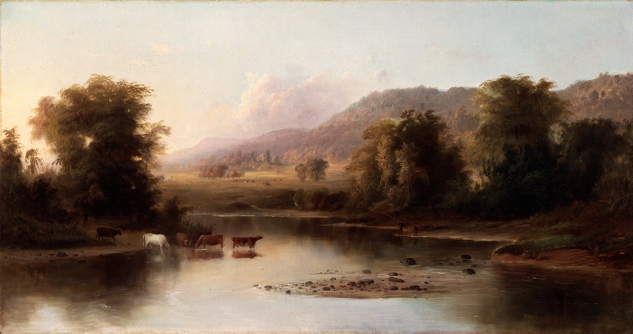 Pohled na řeku Svaté Anny od Robert Seldon Duncanson