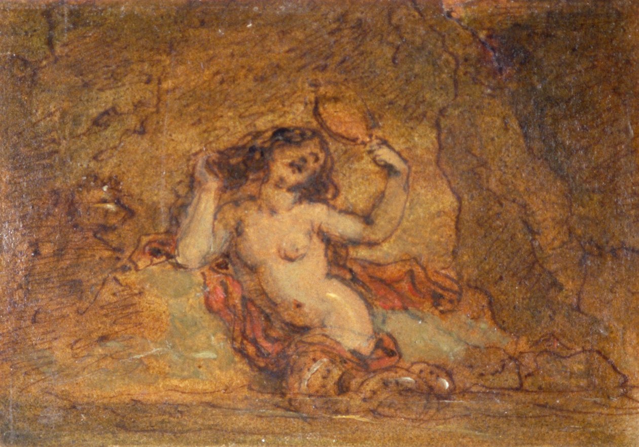 "Mořská panna", c1772-1845 od Robert Smirke