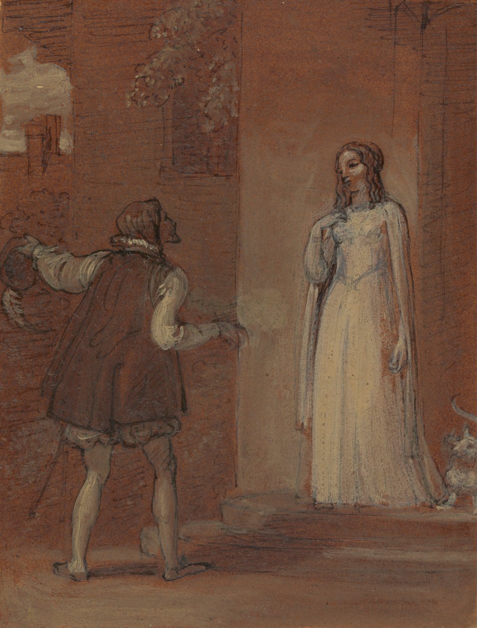 Anne Page a Slender od Robert Smirke
