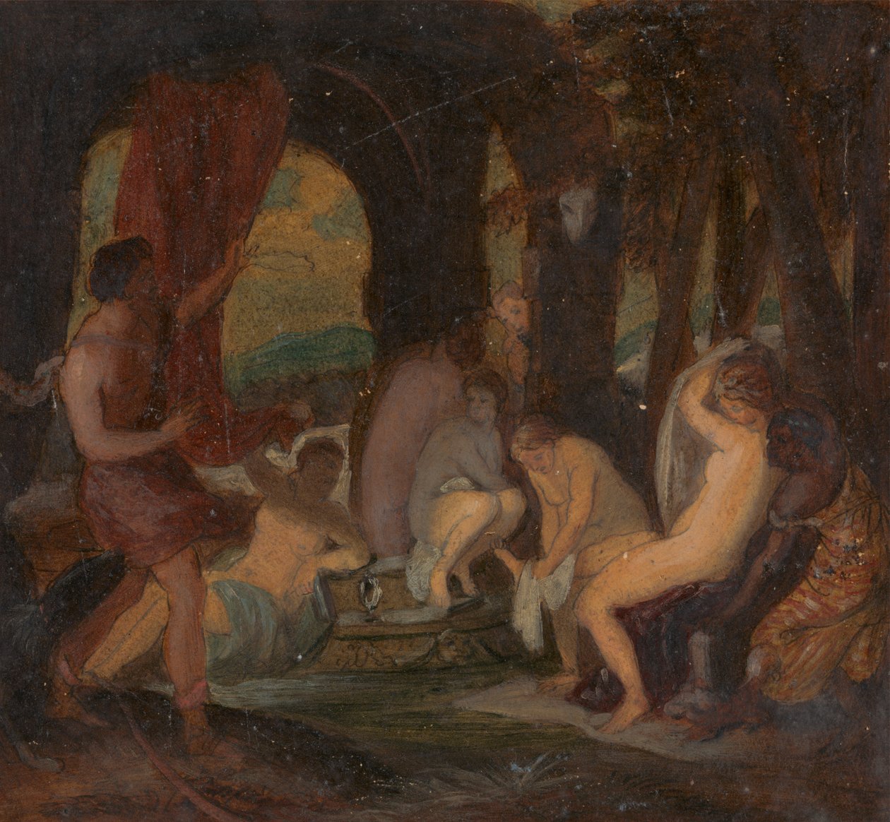 Diana a Actaeon od Robert Smirke