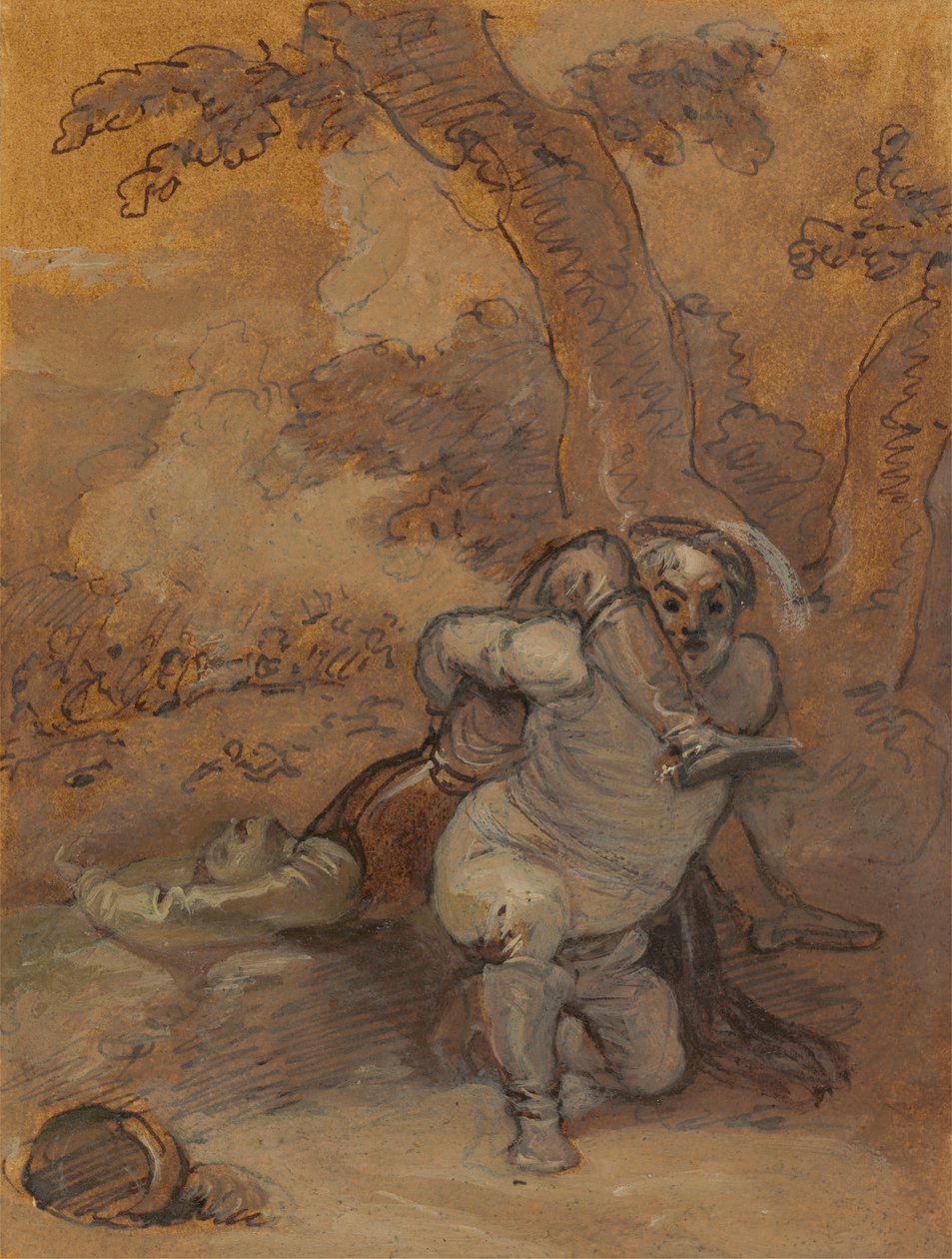 Falstaff tažení těla Hotspur od Robert Smirke