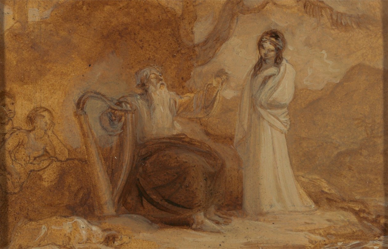 Ilustrace k Shakespearovým hrám „Zimní pohádka“ nebo „Cymbeline“ od Robert Smirke