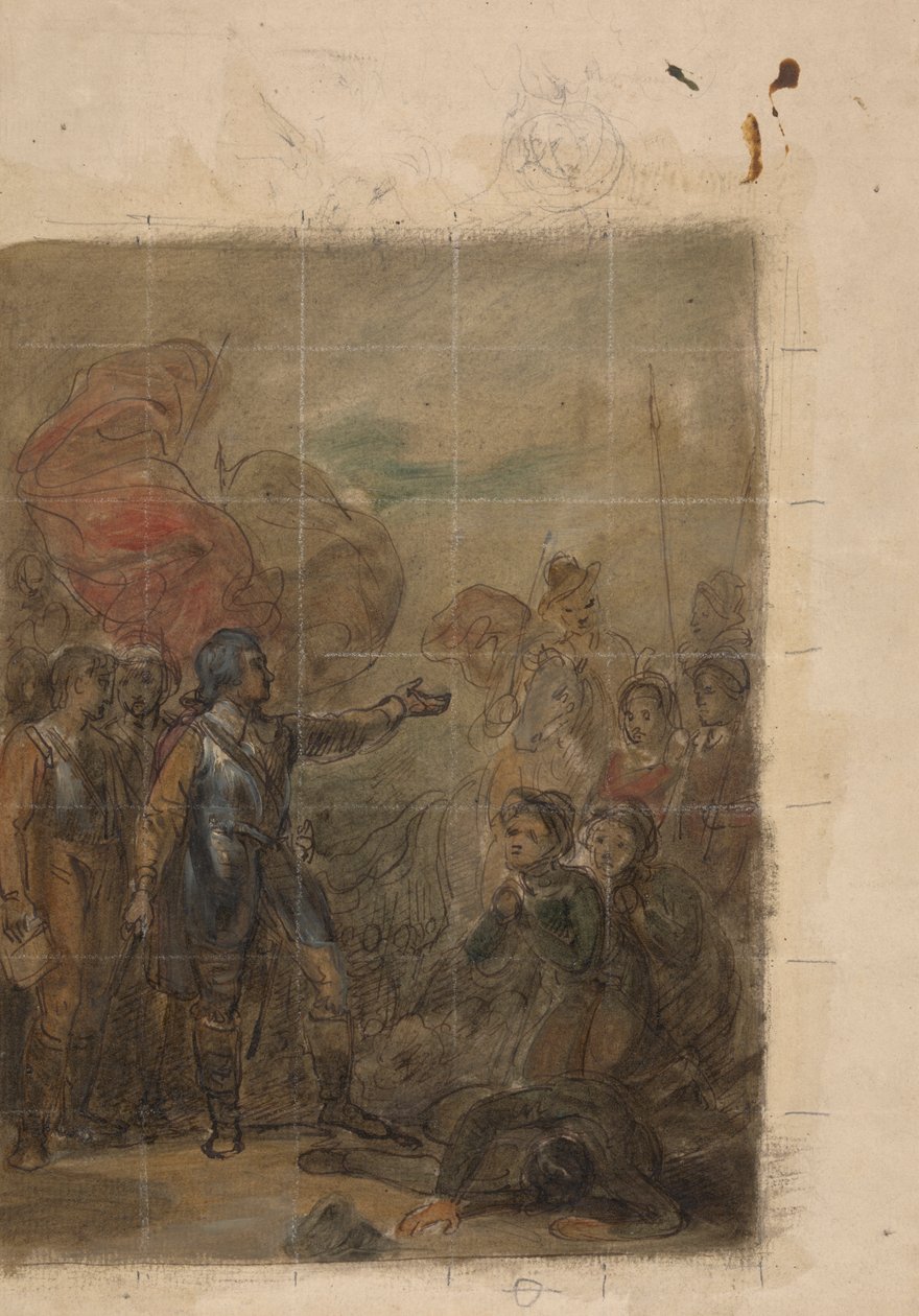 Scéna z Dona Quijota od Robert Smirke