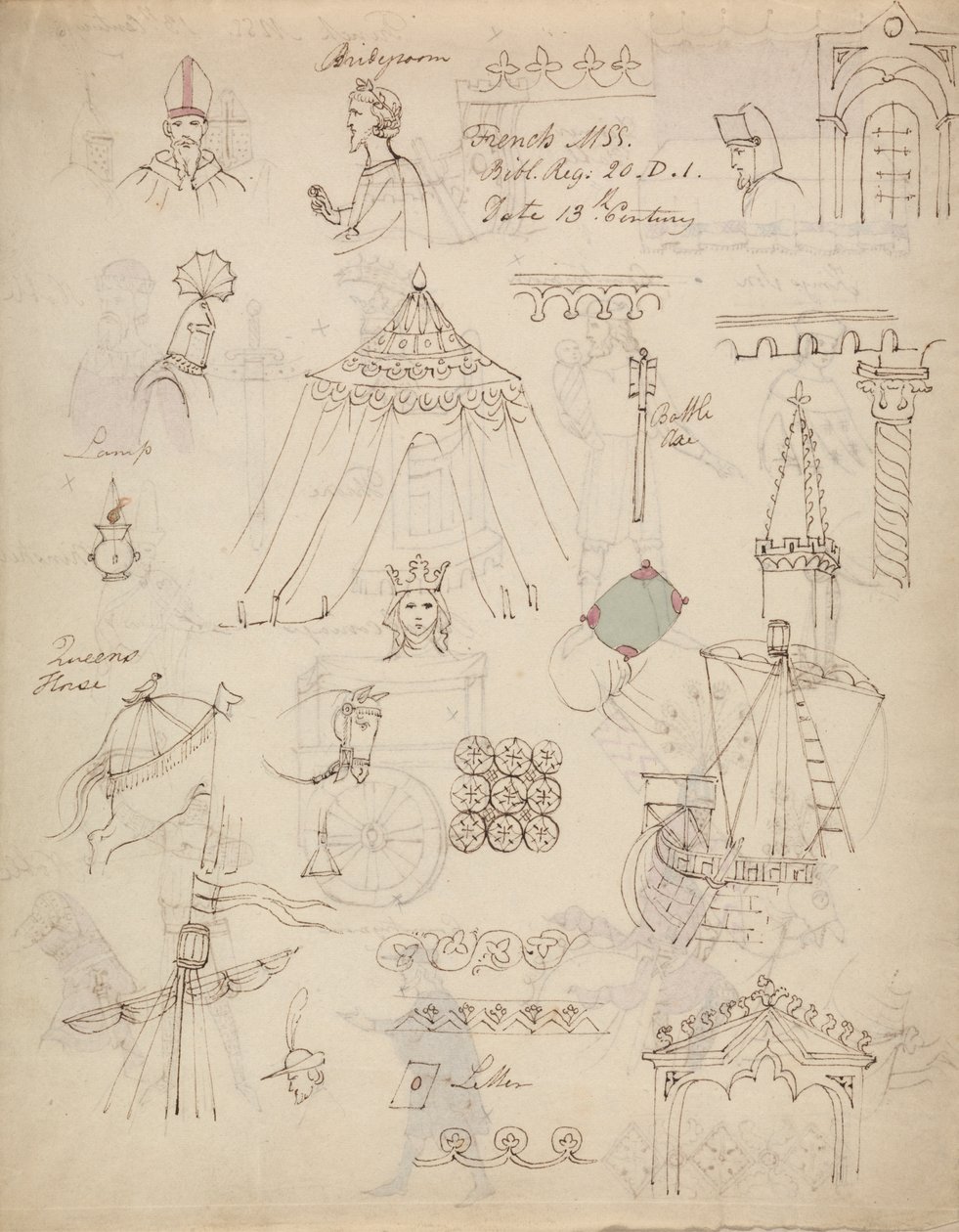 Studie z francouzského registru MSS Bible od Robert Smirke