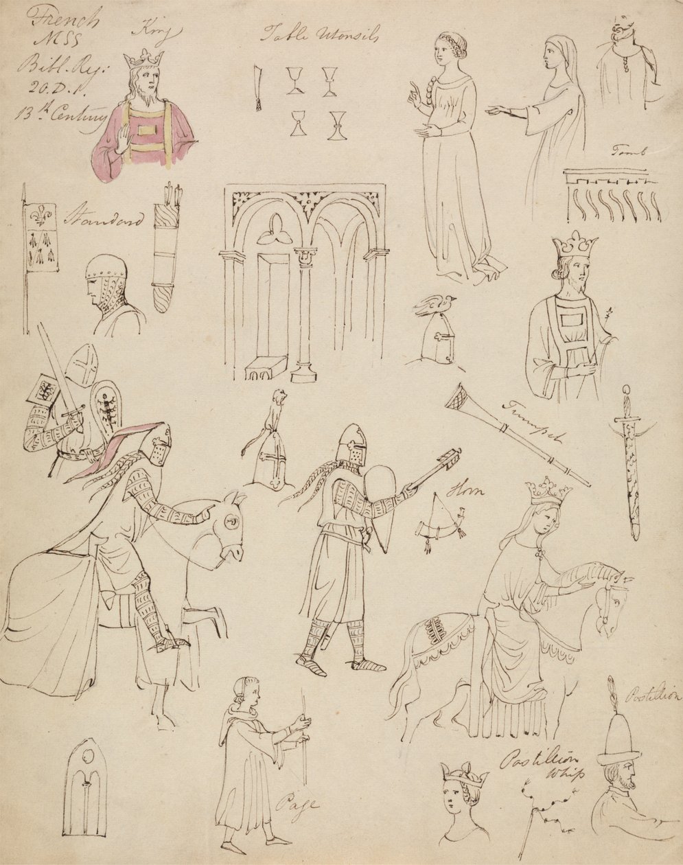 Studie z francouzského registru MSS Bible od Robert Smirke