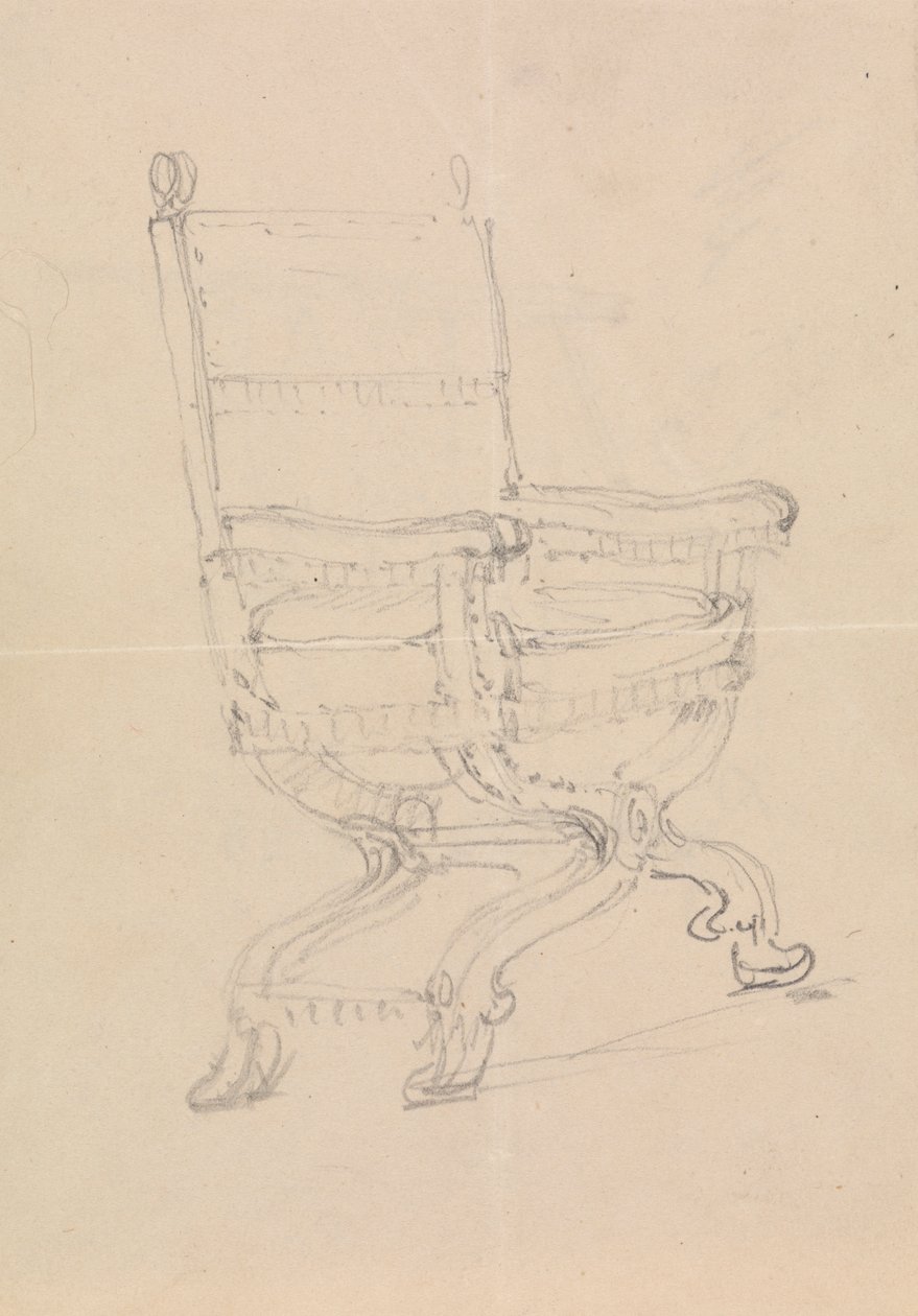 Studie židle od Robert Smirke