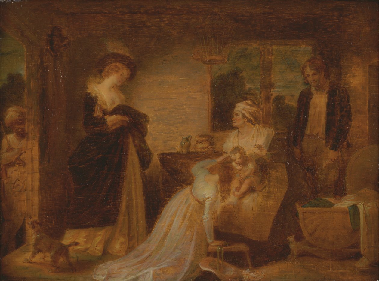 Sedm věků člověka: Nemluvně, „Jak se vám líbí“, II, vii od Robert Smirke