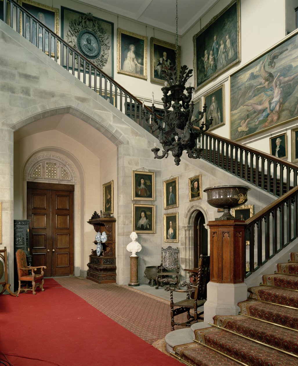 Pohled na schodišťovou halu, 1812-15 od Robert Smirke