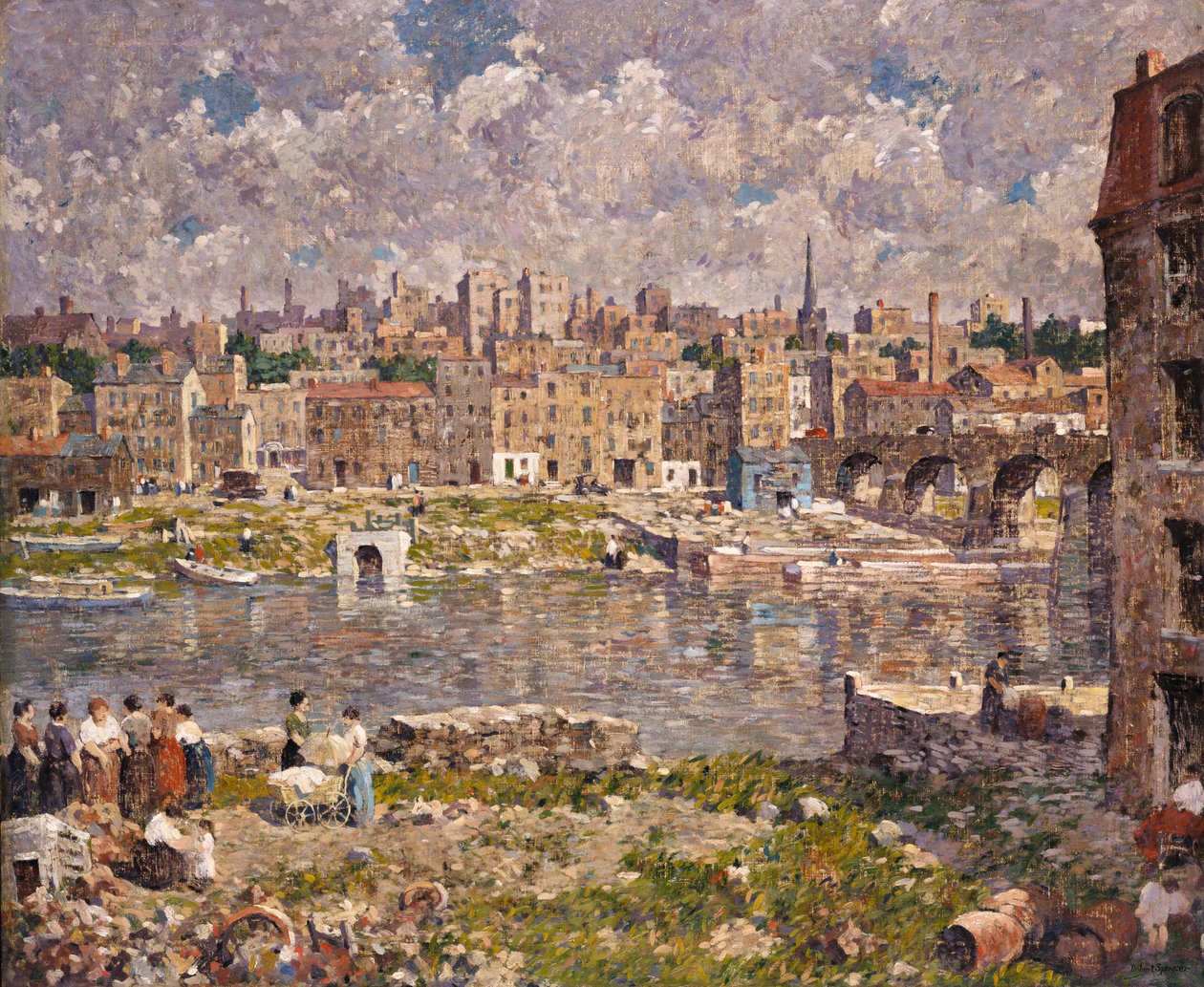 Druhý břeh, 1923. od Robert Spencer
