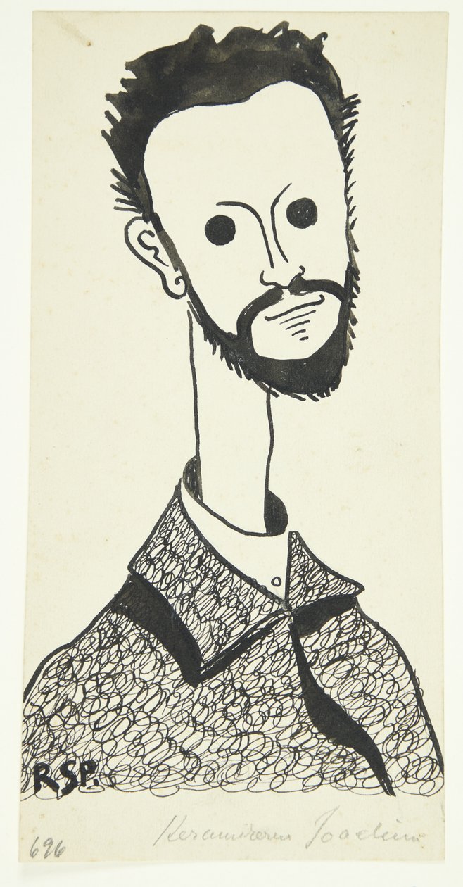 Portrét malíře a keramiky Chr. Joachim (1870-1943) od Robert Storm Petersen