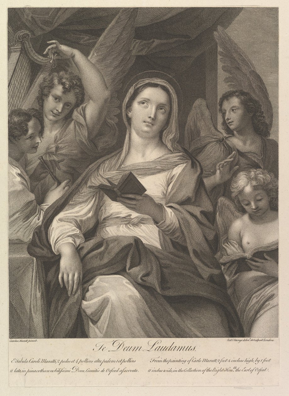 Chválíme Te Deum, 1765-69. od Robert Strange