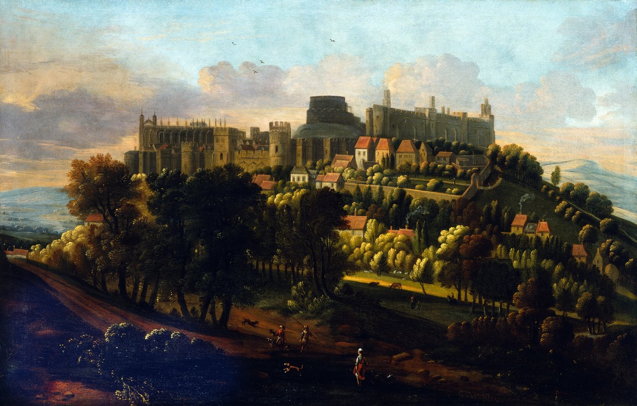 Hrad Windsor, kolem roku 1670 (olej na plátně) od Robert Streater or Streeter