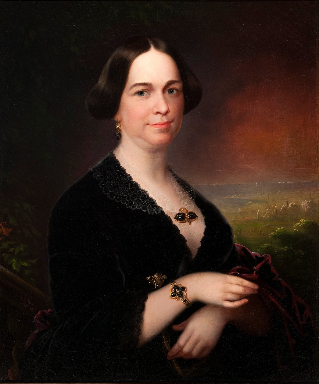 Sally Ann Ross Paynter (olej na plátně) od Robert Street