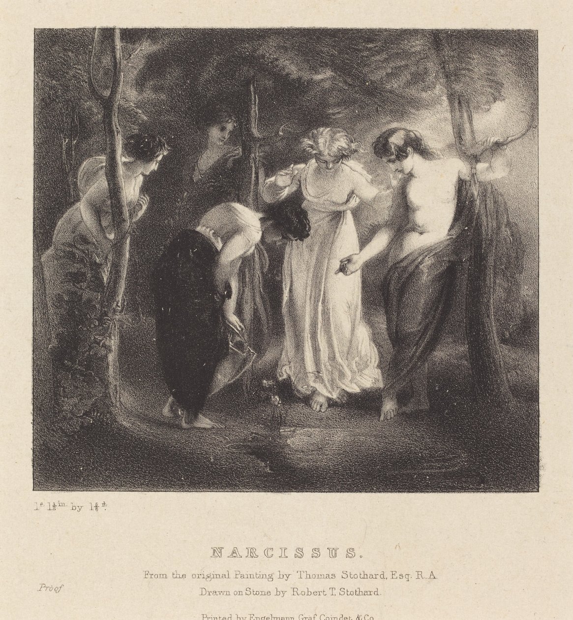 Narcis od Robert T. Stothard after Thomas Stothard