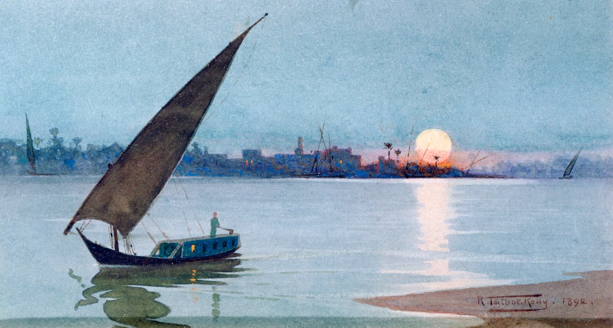 „Východní jezero, Egypt“, 1892 od Robert Talbot Kelly