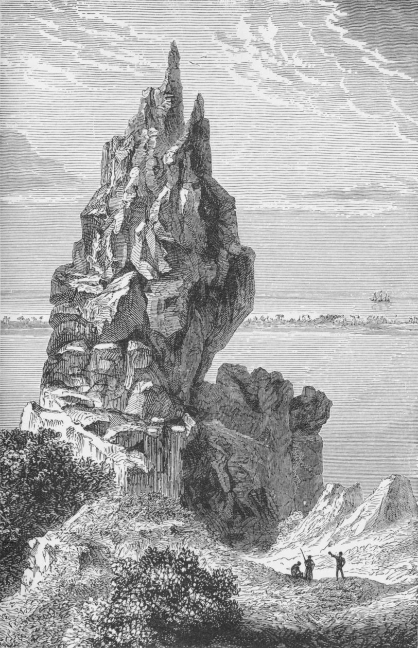 Vrchol a bariérový útes Borabora, c1885, 1890 od Robert Taylor Pritchett
