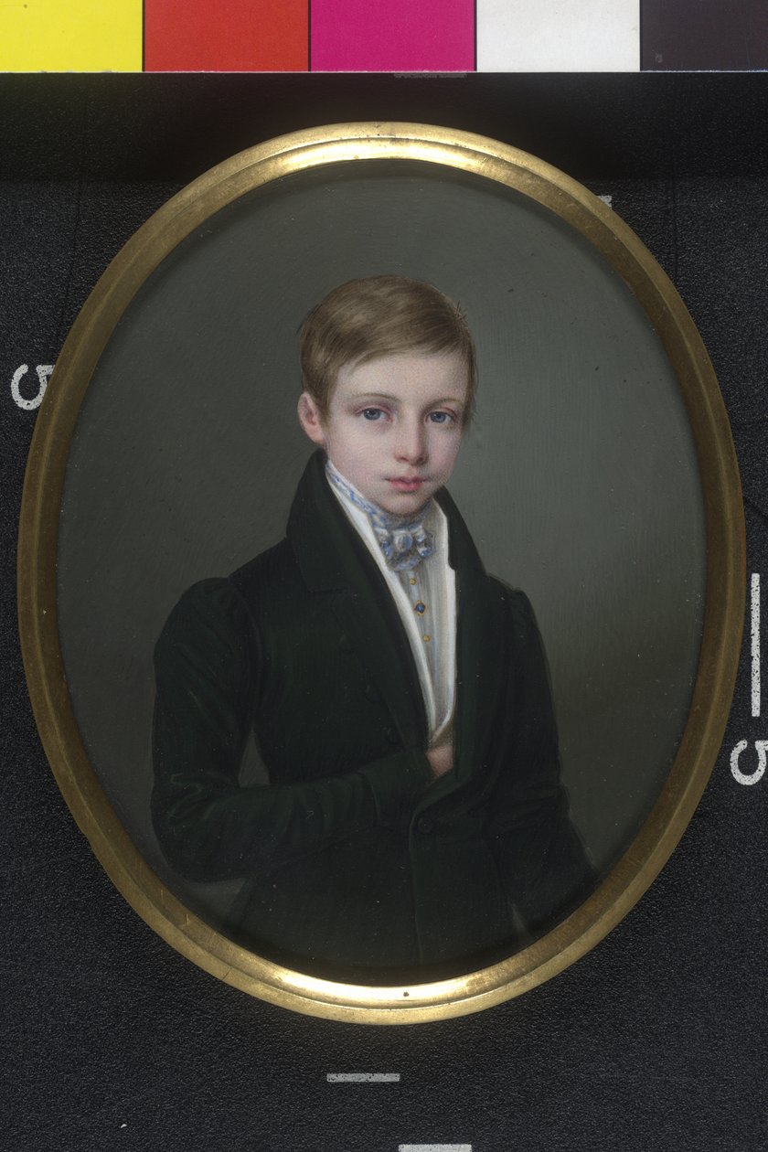 Císař František Josef I. jako dvanáctiletý chlapec od Robert Theer