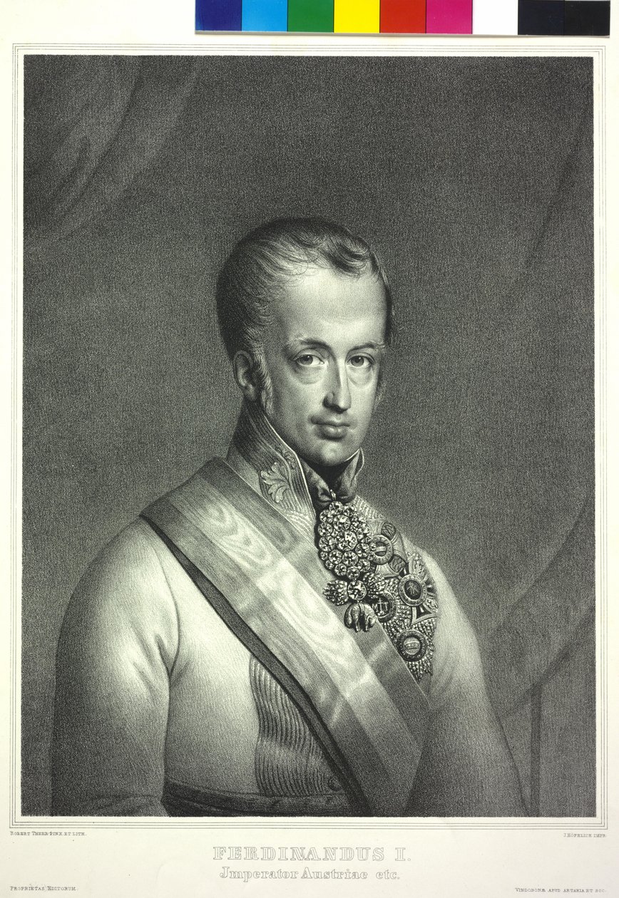 Rakouský císař Ferdinand I. od Robert Theer