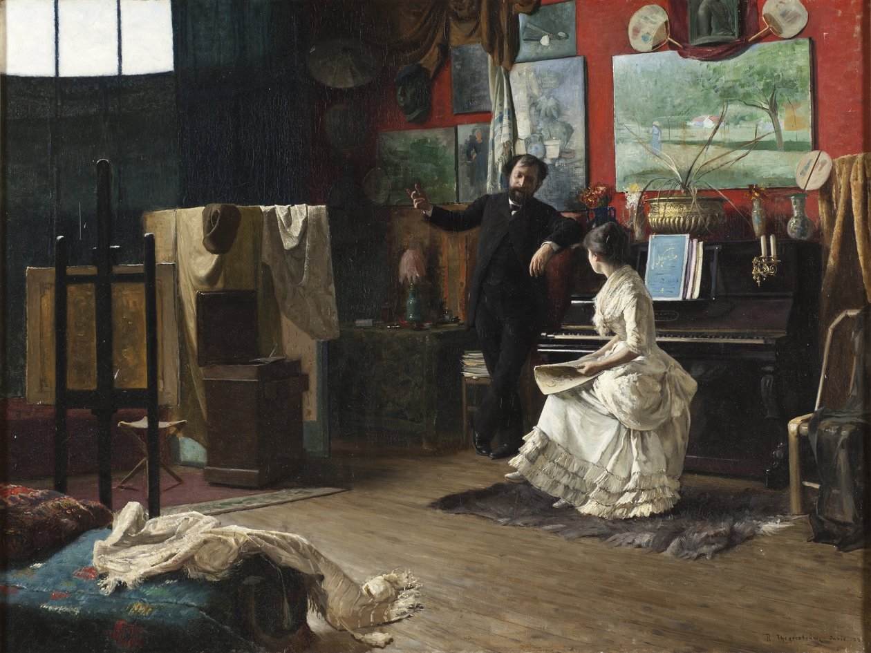 Intermezzo, Thegerstrom, Robert (1857-1919). Olej na plátně od Robert Thegerstrom