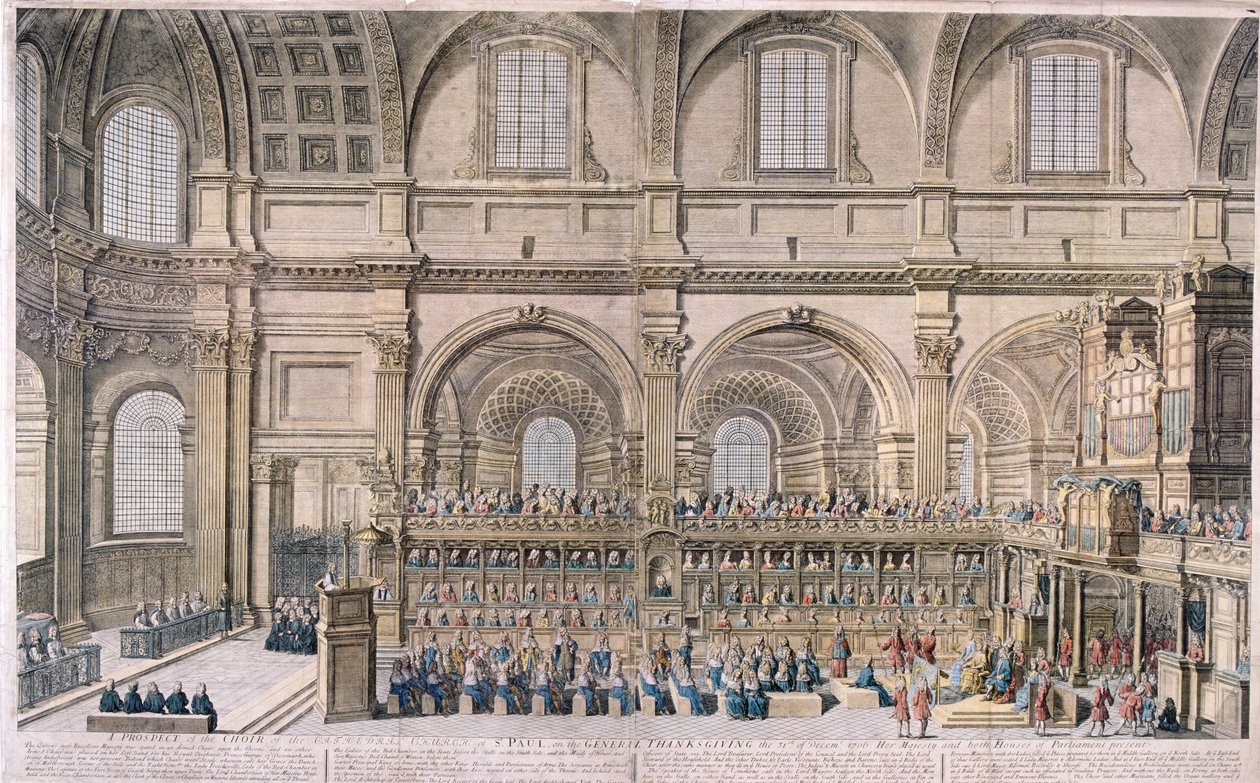 Katedrála svatého Pavla, Londýn, 1706, 1707 od Robert Trevitt