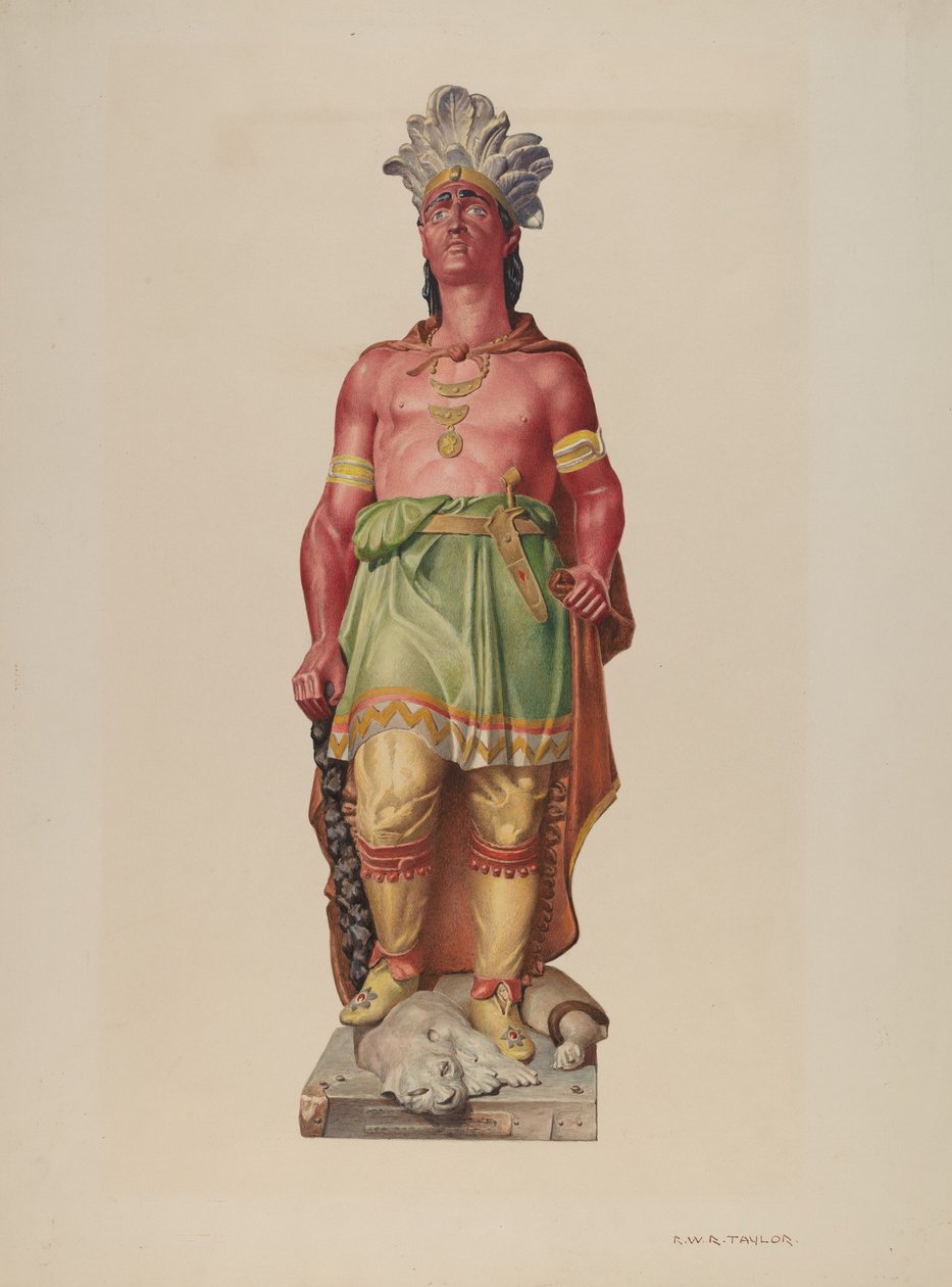 Indická prodejna doutníků od Robert W.R. Taylor