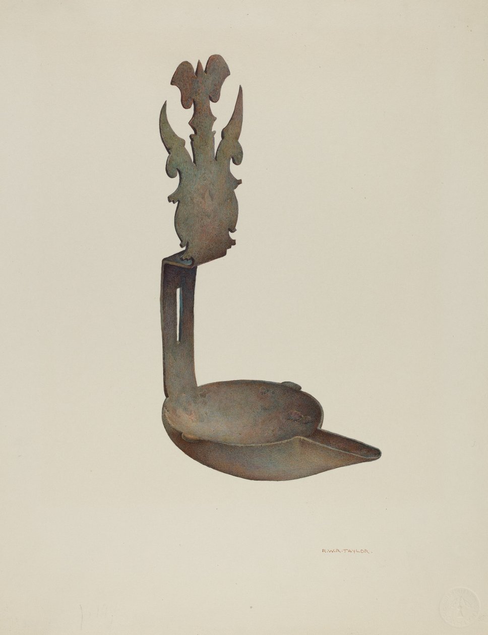 Mazací lampa od Robert W.R. Taylor