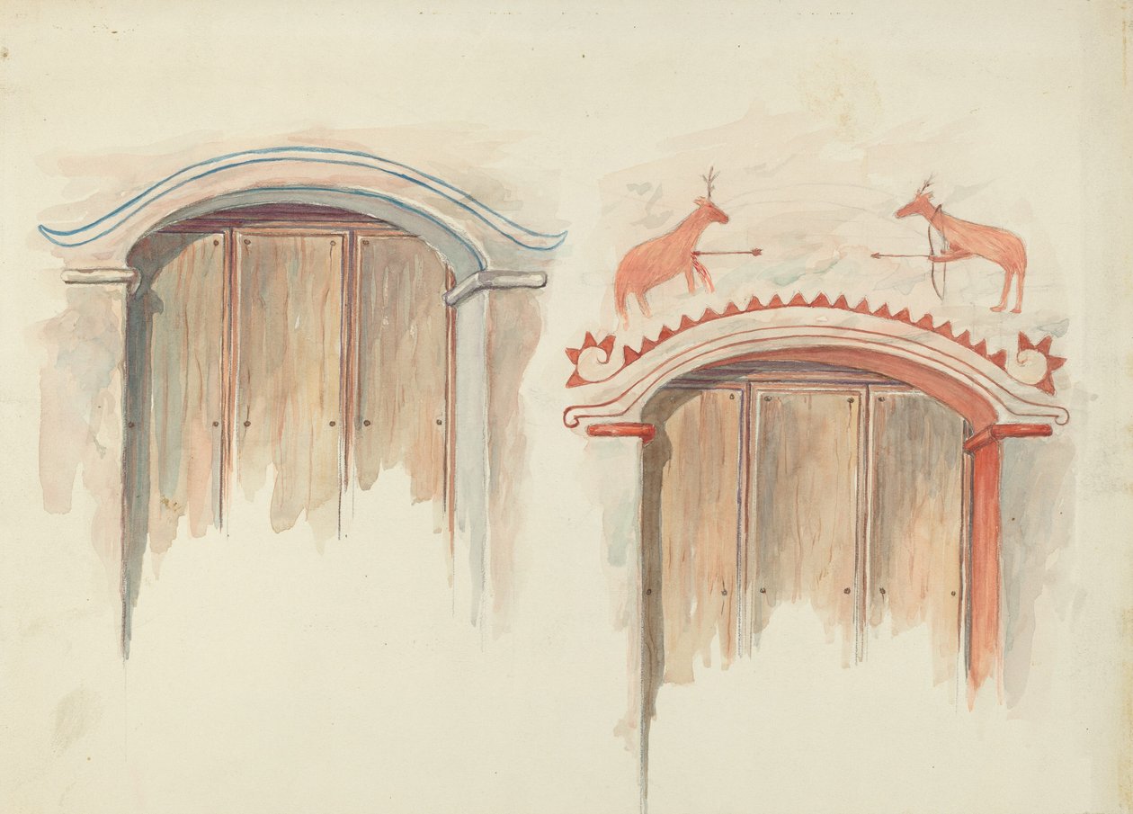 Restaurátorský výkres od Robert W.R. Taylor