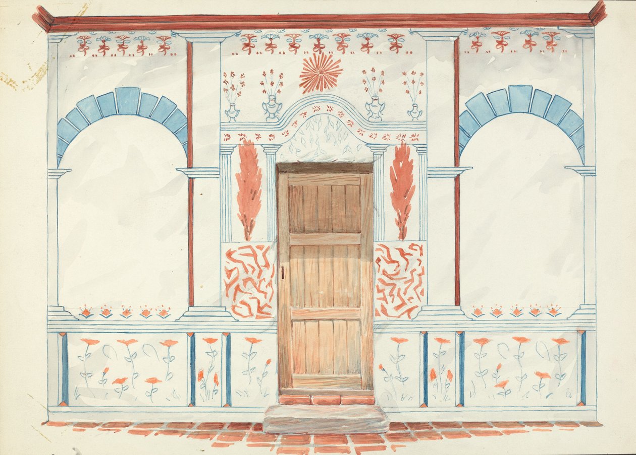 Restaurátorský výkres od Robert W.R. Taylor