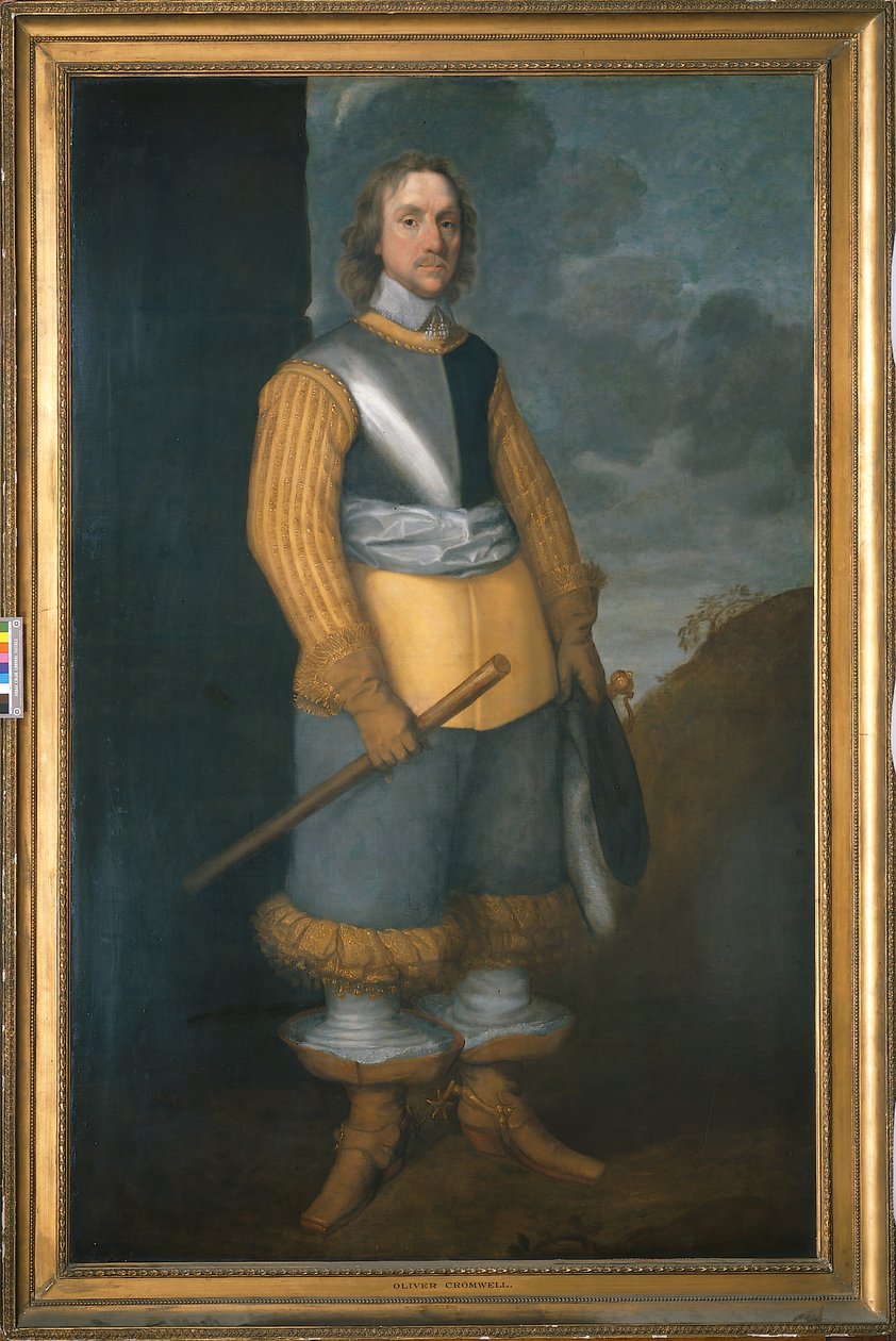 Oliver Cromwell, kolem 1649-50 (olej na plátně) od Robert Walker